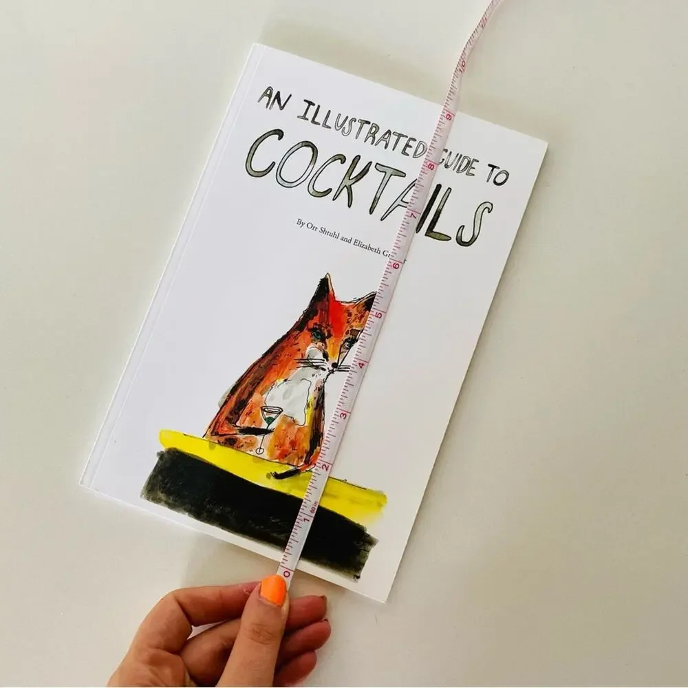 NEW ANTHROPOLOGIE An Illustrated Guide To Cocktails Bar Coffee Table Book White